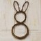 Grapevine Wall Bunny Hanging Decor 19 Inch Natural Twig Easter Spring Door Wall Accent - Set of 2